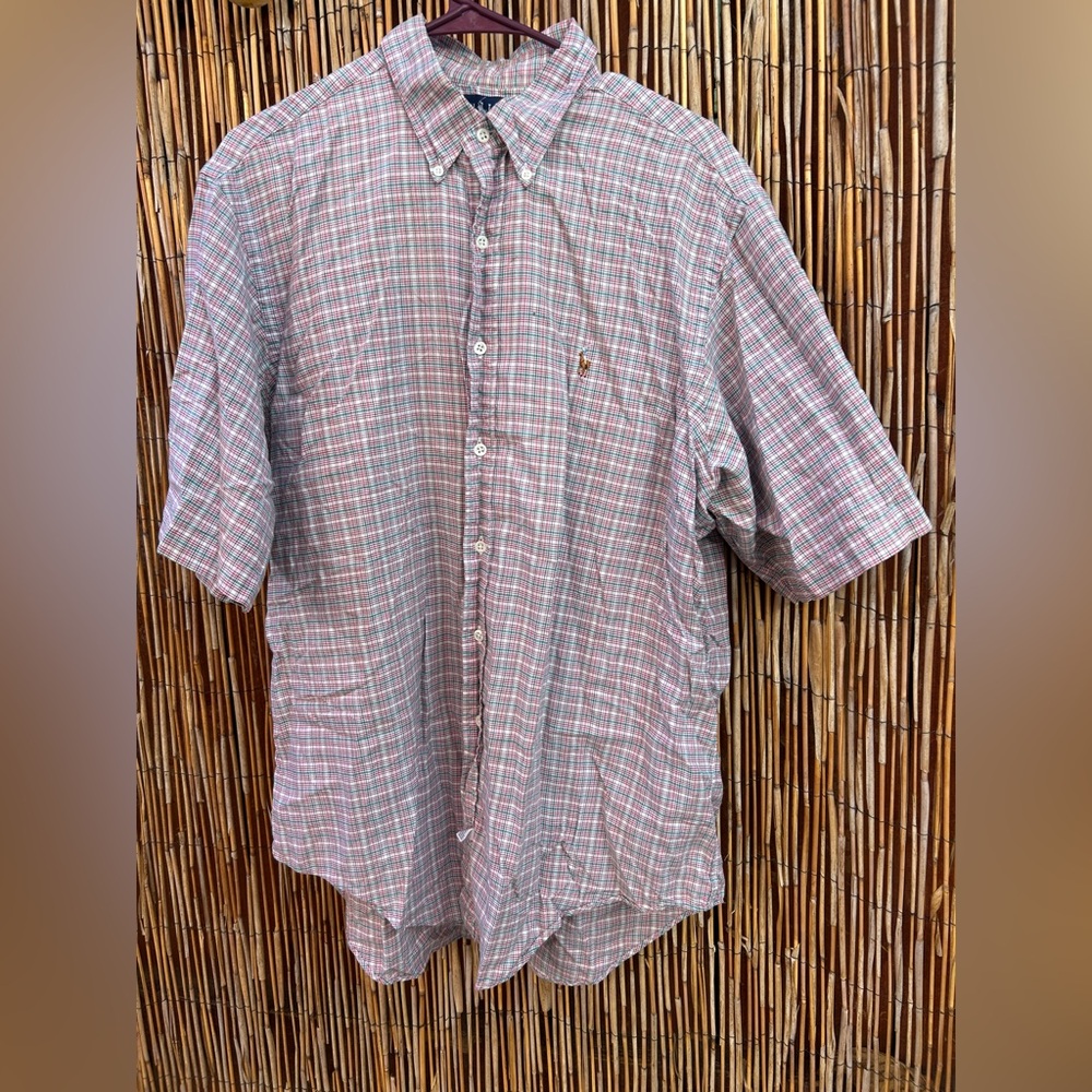 Ralph Lauren Multicolor Plaid Cotton Shirt XL